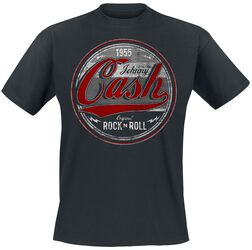 Original Rock n Roll Red/Grey, Johnny Cash, T-paita