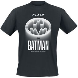 Batman - White logo, The Flash, T-paita