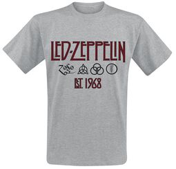 Symbols Est. 1968, Led Zeppelin, T-paita