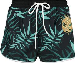 Swim Shorts With Palm Trees, RED by EMP, Bikinialaosa