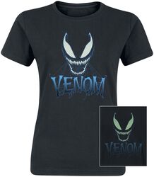 Blue web face - hohtaa pimeässä, Venom (Marvel), T-paita