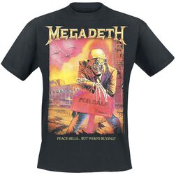Peace Sell Setlist Vintage, Megadeth, T-paita