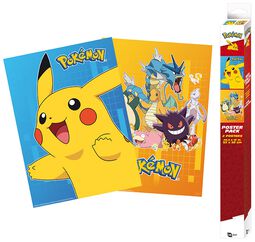 Kahden chibi-julisteen setti, Pokémon, Juliste