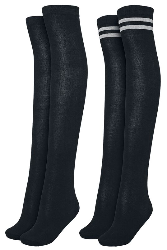 Ladies Overknee Socks - 2-kpl setti