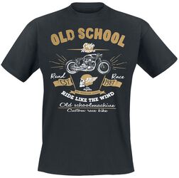 Old school cafe racer, Gasoline Bandit, T-paita