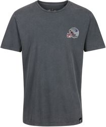 NFL Patriots college black washed, Recovered Clothing, T-paita