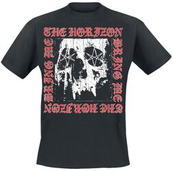 Metal Logo Skull, Bring Me The Horizon, T-paita