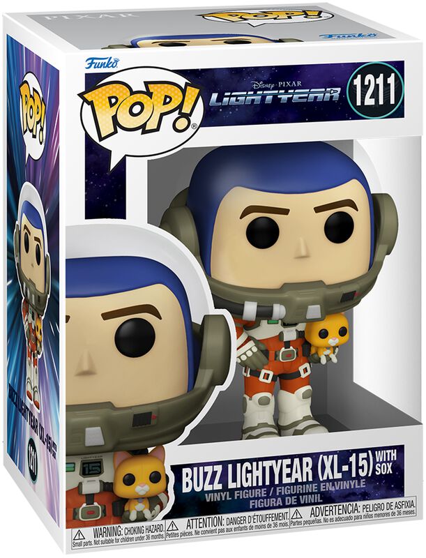 Lightyear - Buzz Lightyear - (XL-15) with Sox vinyl figurine no. 1211 (figuuri)