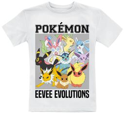 Kids - Eevee evolutions, Pokémon, T-paita