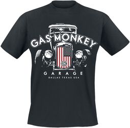 US flag grill, Gas Monkey Garage, T-paita