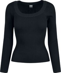Ladies Wide Neckline Sweater svetari, Urban Classics, Svetari