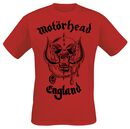 England Red, Motörhead, T-paita