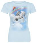 Koala Unicorn Pizza Kite Rainbow, Goodie Two Sleeves, T-paita