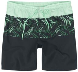 Swim Shorts With Palm Trees, RED by EMP, Uimashortsit