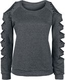 Studded Sweater, Black Premium by EMP, Svetari