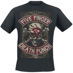 Dirty Skull Battle Born, Five Finger Death Punch, T-paita