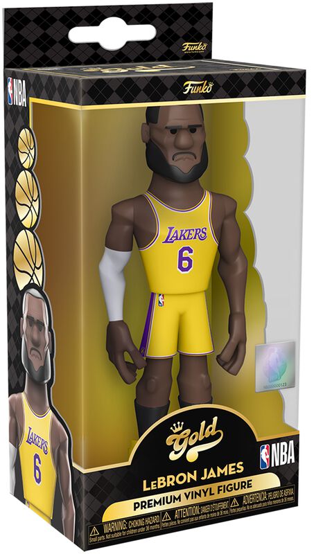 Los Angeles Lakers - Lebron James Gold Premium Vinyl Figure (Chase-mahdollisuus - figuuri)