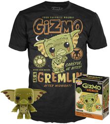 Gizmo as Gremlin - POP!-figuuri & T-paita, Gremlins, Funko Pop! -figuuri