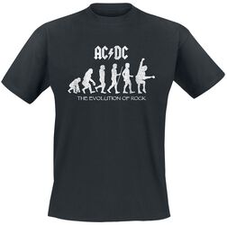 Evolution Of Rock, AC/DC, T-paita
