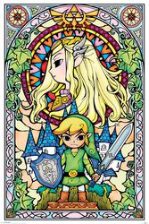 Stained Glass, The Legend Of Zelda, Juliste