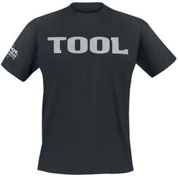 Metallic silver Logo, Tool, T-paita