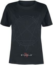 4 - Pentagram, Diablo, T-paita