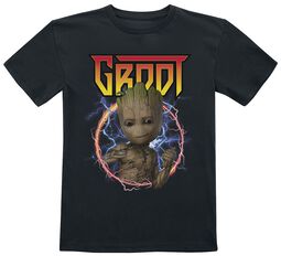 Kids - Groot - Electrifying circle, Guardians Of The Galaxy, T-paita