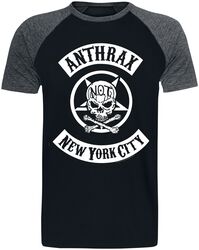 Biker Skull, Anthrax, T-paita