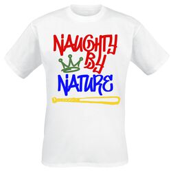 Graffiti Logo, Naughty by Nature, T-paita