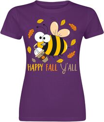 Happy fall y’all, Tierisch, T-paita