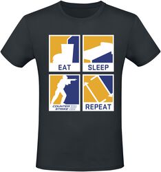 2 - Eat Sleep Repeat, Counter-Strike, T-paita