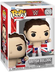 British Bulldog vinyl figurine no. 126 (figuuri), WWE, Funko Pop! -figuuri