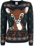 Forest Christmas Sweater, Bambi, Jouluneule