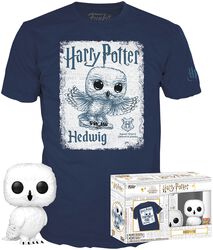 Hedwig POP! -figuuri & T-paita, Harry Potter, Funko Pop! -figuuri