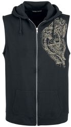 Ursus tattoo sweatshirt fabric sleeveless hoodie, Outer Vision, Liivi