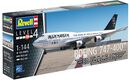 Lentokone-pienoismallin rakennussarja 1/144 Boeing 747-400 Ed Force One Book Of Souls Tour, Iron Maiden, 1053