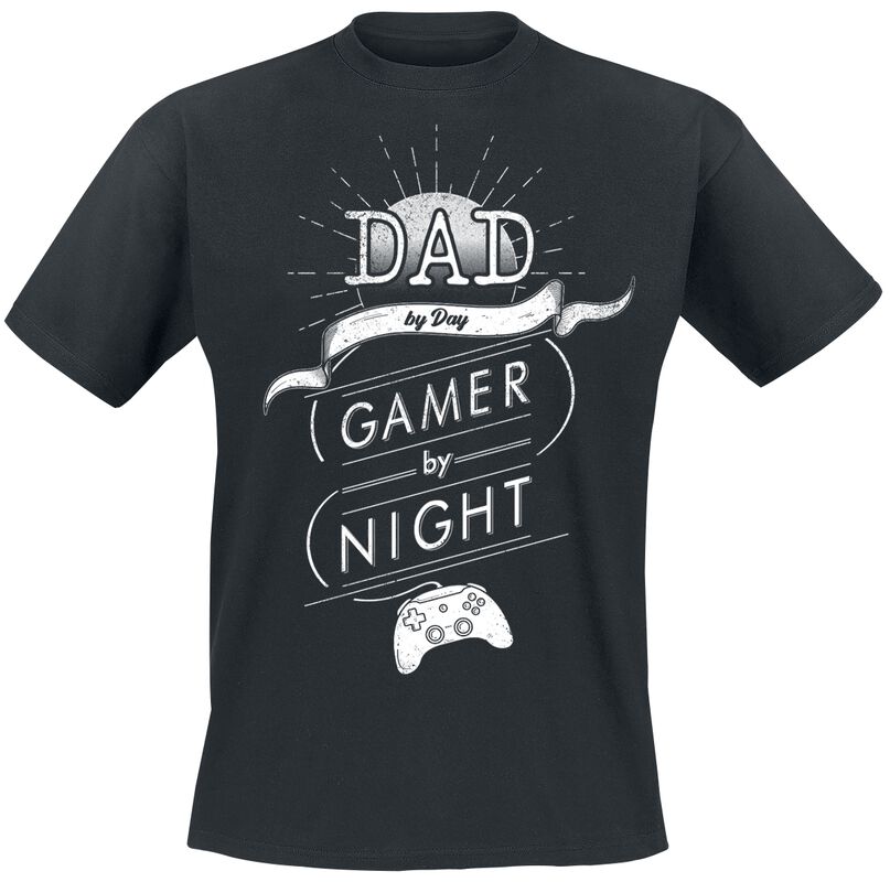 Fun Shirt Dad By Day - Gamer By Night