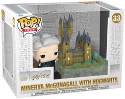 Minerva McGonagall with Hogwarts (Pop! Town) vinyl figurine no. 33 (figuuri), Harry Potter, Funko Pop! Town