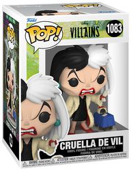 Cruella de Vil vinyl figurine no. 1083 (figuuri), Disney Villains, Funko Pop! -figuuri