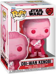 Obi-Wan Kenobi (Valentine's Day) Vinyl Figurine 671 (figuuri), Star Wars, Funko Pop! -figuuri