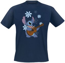 Stitch Playing Guitar, Disney, T-paita