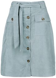 Babycord Button Front Skirt