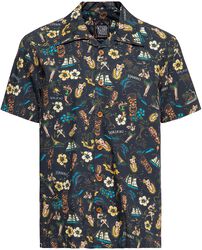 Tropical Hawaiian-style shirt deluxe, King Kerosin, Lyhythihainen kauluspaita