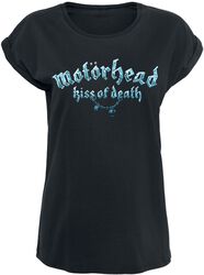 Kiss Of Death Logo, Motörhead, T-paita