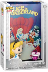 Disney 100 - Movie Poster - Alice with Cheshire Cat Vinyl Figur 11, Liisa Ihmemaassa, Funko Pop! -figuuri