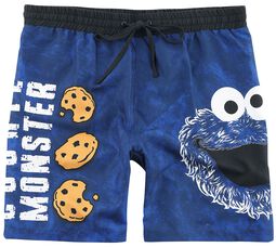 Cookie Monster - Face, Seesamtie, Uimashortsit