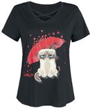 Umbrella, Grumpy Cat, T-paita