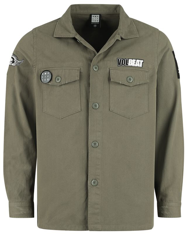 Volbeat Military Shirt - Shacket