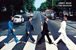 Abbey Road, The Beatles, Juliste