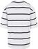 Oversized Sleeve Modern Stripe T-shirt T-paita